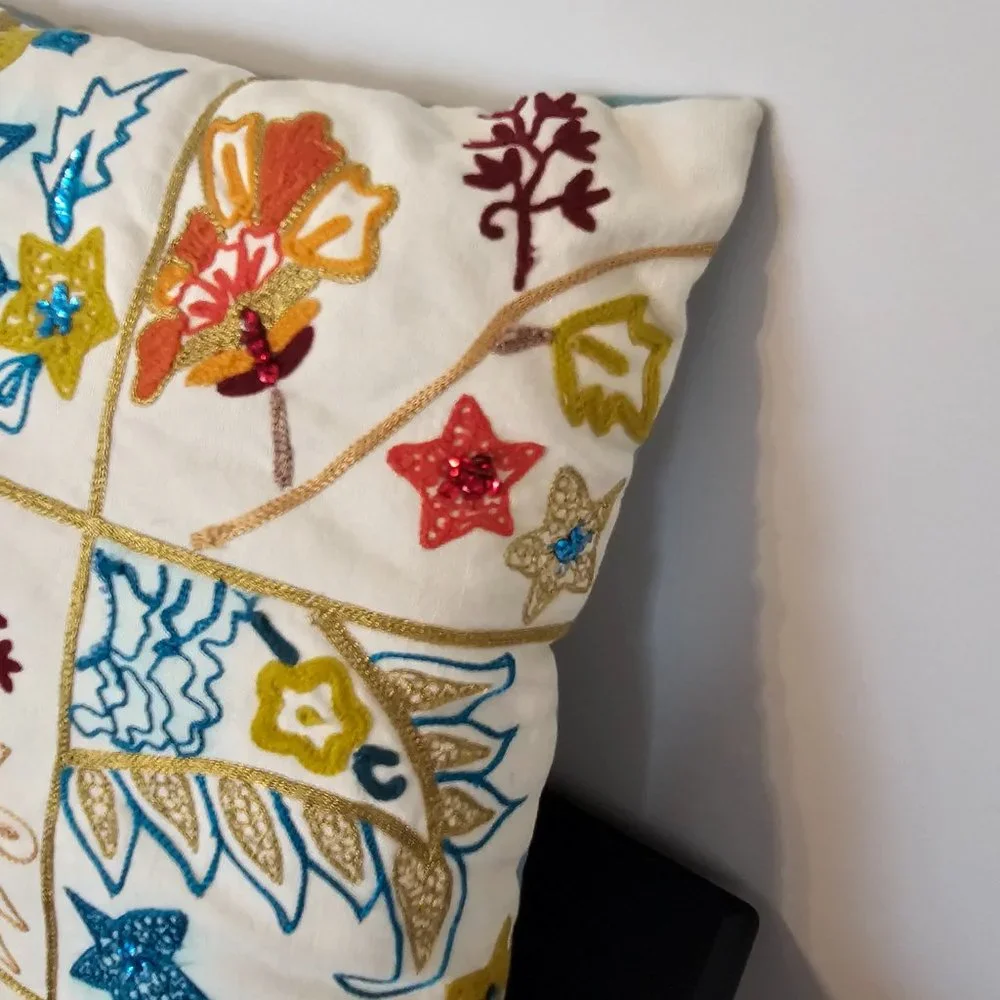 Accent Pillow Pier One Pier 1 Imports Boho Bohemian Zipper Enclosure